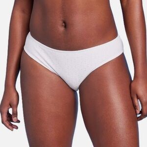 Kona Sol Eyelet Low Rise Medium Coverage Bikini Bottoms